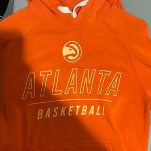 Orange Atlanta Basketball Hoodie